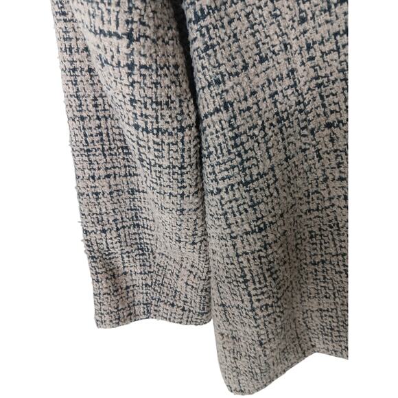 Linea by Louis Dell’Olio 20W Blazer Jacket Pink Black Tweed Textured Pockets - Picture 10 of 14